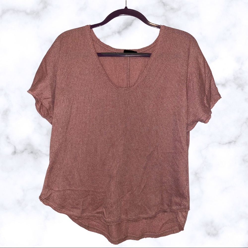 Urban outfitters women’s oversized flowy waffle tee